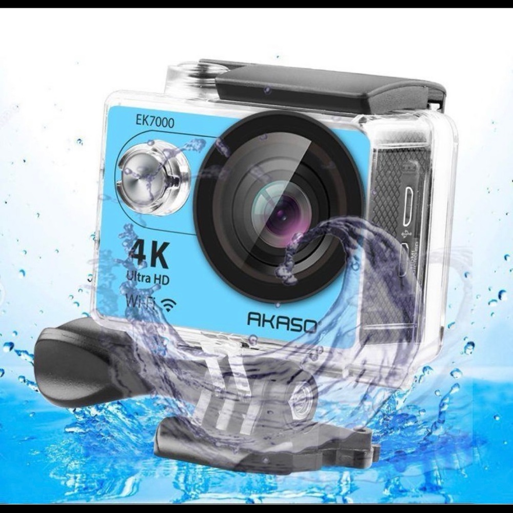 AKASO EK7000 Action Camera - Ultra HD - 4K Edition - Waterproof Casing included